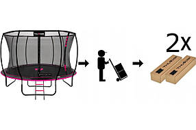 Батут THUNDER INSIDE ULTRA 12FT рожевий INSIDE-ULTRA-12FT-PINK