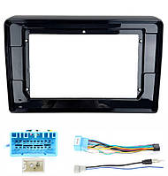 Перехідний штатний комплект із проводкою до Android магнітоли Suzuki Swift 2017-2020 Glossy Black Type 2