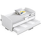 Ліжко Тедді Лав для дівчинки, дитячі меблі King Queen, фото 2