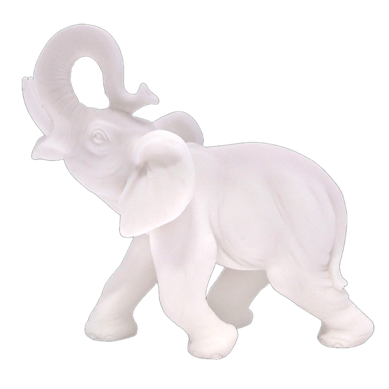 Фігурка статуетка з природного мінералу алебастр Греція Слон h-11 см, фото 1