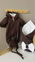 Набір на виписку, демісезонний набір Тедді для новонародженого, набір Тедді весна-осінь Angelok-child
