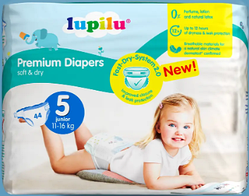 Підгузники Lupilu soft&dry 5 (11-16 кг) 44шт