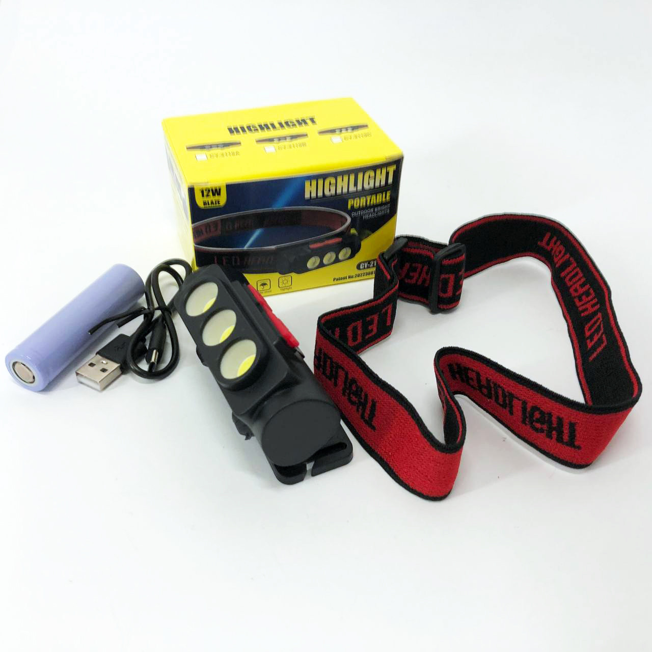 Ліхтар акумуляторний для риболовлі PLD-2119C, Професійний світлодіодний ліхтарик на голову KO-34, фото 1