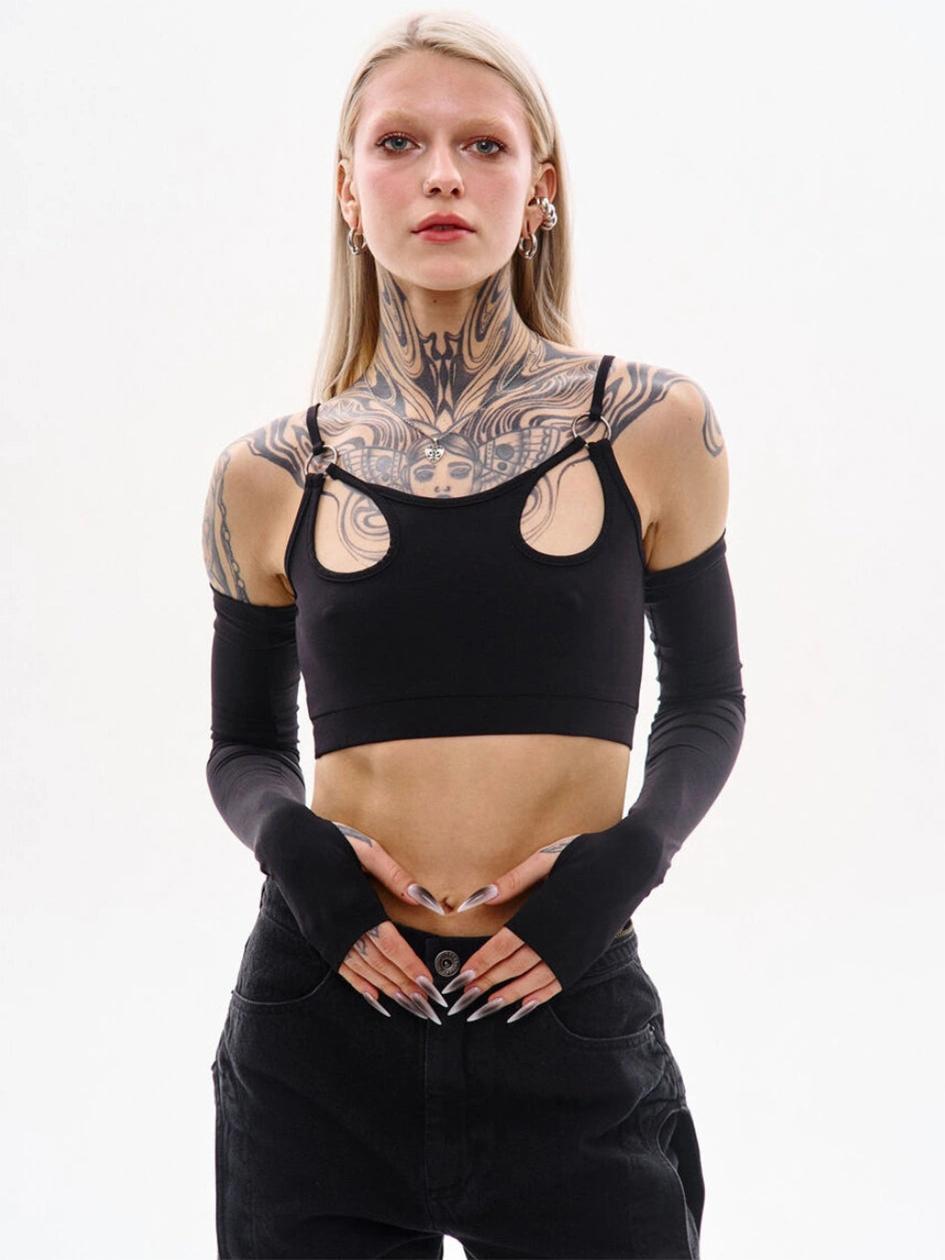 Топ-майка з бретельками "Стілрін" від бренду TUR WEAR L, фото 1