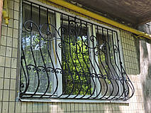 Кована решітка на вікно ручної роботи 4