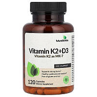 Вітаміни К2 та Д3 (Vitamin K-2 & D-3) 5000 МО/90 мкг