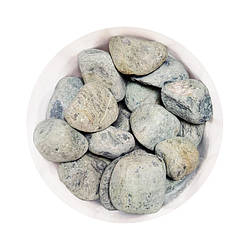 Камінь для сауни Серпентиніт обваловане 10-16 см / 25 кг