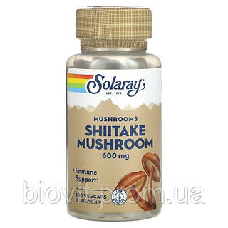Гриб шиитаке (Shiitake Mushroom) 600 мг 100 капсул