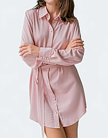 Сорочка плаття натуральний склад туніка рожева жіноча