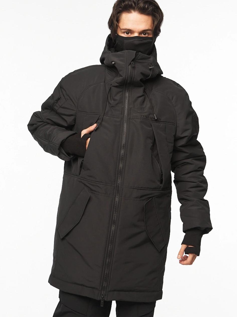 Парка Бозо, чорний від бренду ТУР, розміри: S, M, L, XL, XXL, фото 1