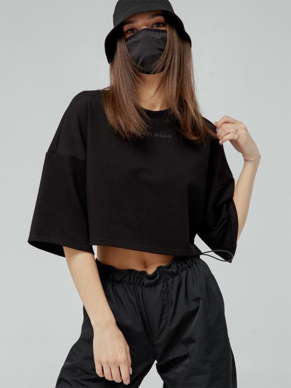 Жіноча укорочена футболка з котону "Юко", фото 1