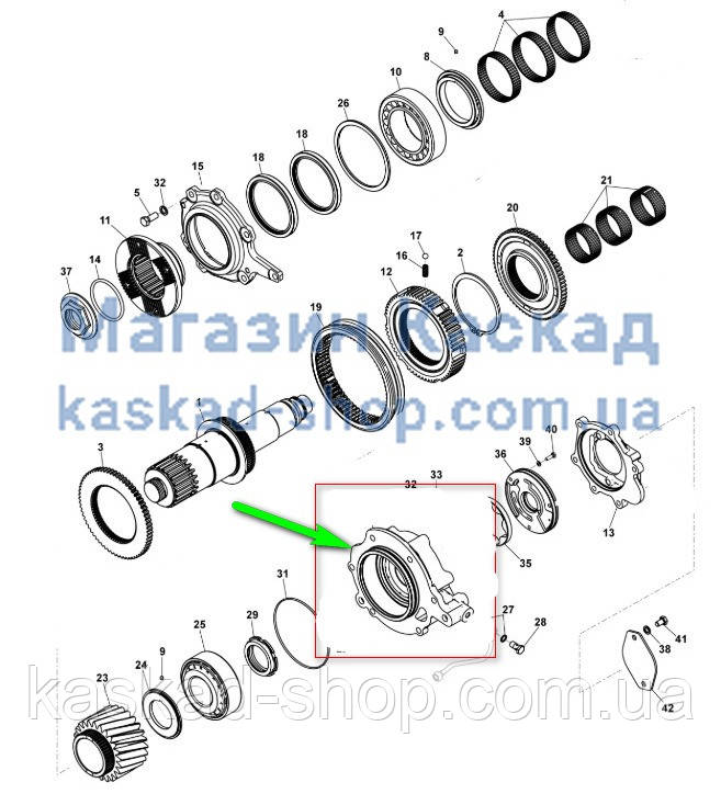 T037903 кришка роздавча коробки автомобіля Tatra-158 Phoenix.