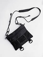 Сумка-клатч з кільцями для карабінів Кінтяку чорний