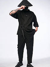 Комплект чоловічий з льону кімоно та штани, модель SM-243 від бренду Тур, розміри: S, M, L, XL