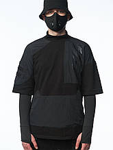 Чоловічий лонгслів чорний з принтом Хасаші розмір S,M,L,XL M