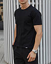 Футболка Бейсік, чорний, фото 4