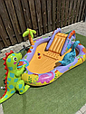 Дитячий надувний ігровий центр - басейн Intex 56139 "Дінопарк" з гіркою, 201x157x69 см, фото 2