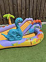 Дитячий надувний ігровий центр - басейн Intex 56139 "Дінопарк" з гіркою, 201x157x69 см, фото 3
