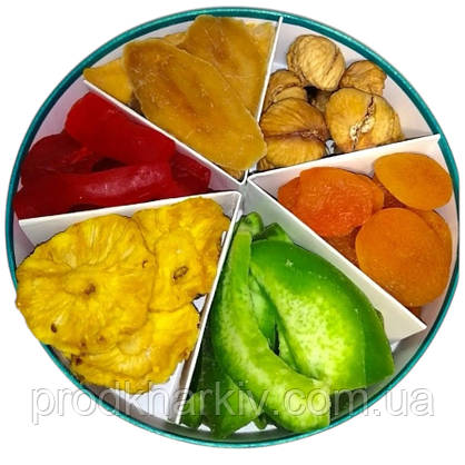 Подарунковий набір з сухофруктів і цукатів 0,800гр. 6 видів, фото 4