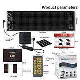Гнучка LED-панель Matrix Panel Fullcolor LED-панель для авто з Bluetooth Світлодіодна LED-панель пульт + телефон, фото 2