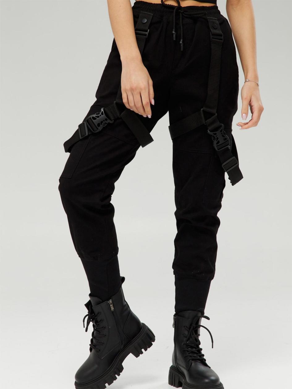 Жіночі карго штани з котону та стропами “Кіоші”, фото 1