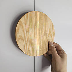 Ручка дерево кругла ясен RAD 15/150 honey (під виготовлення)