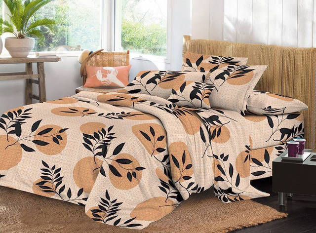 Комплект постільної білизни, бавовна двоспальна 175 смх215см, фото 1