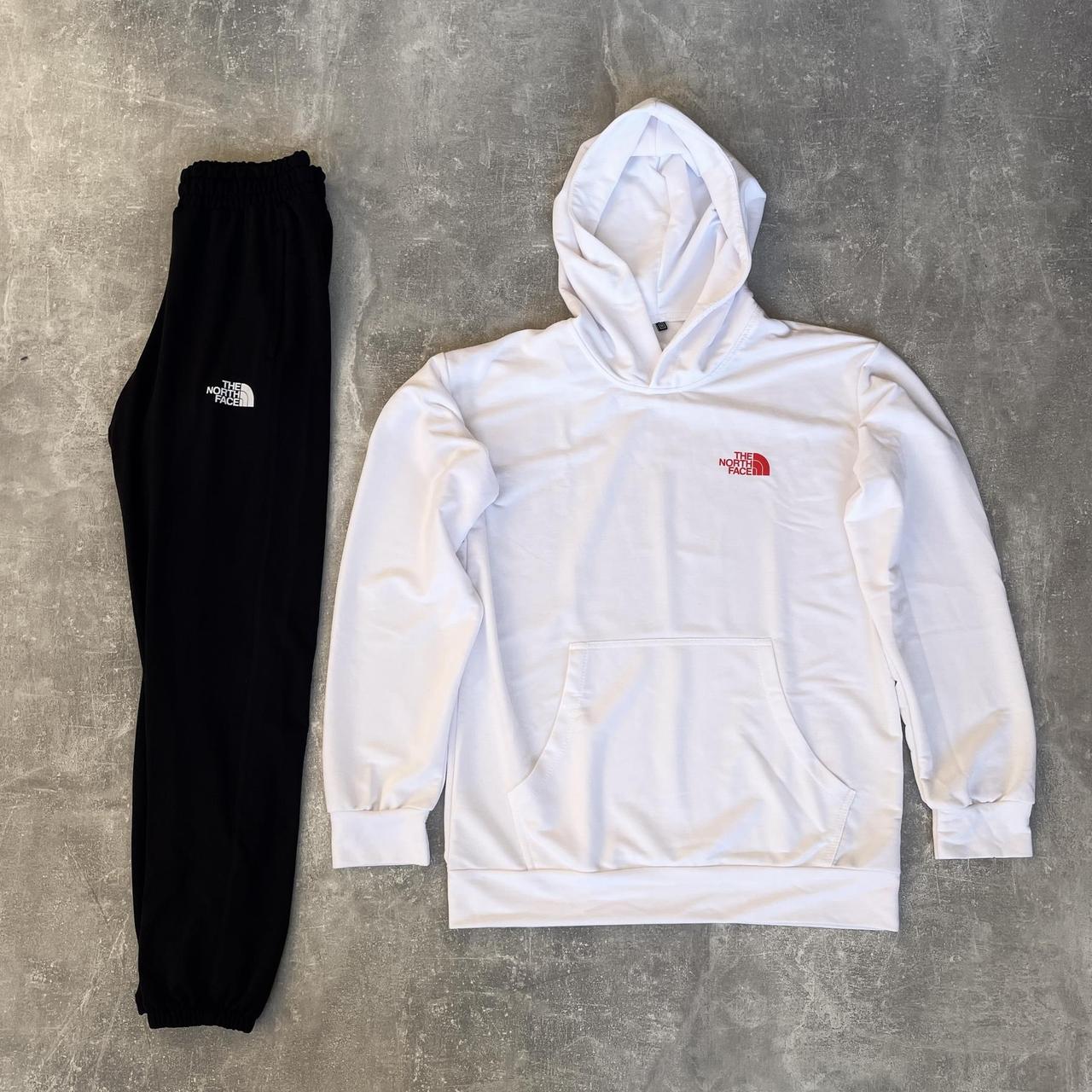 Костюм ТНФ спортивний біло-чорний S,M,L,XL, фото 1