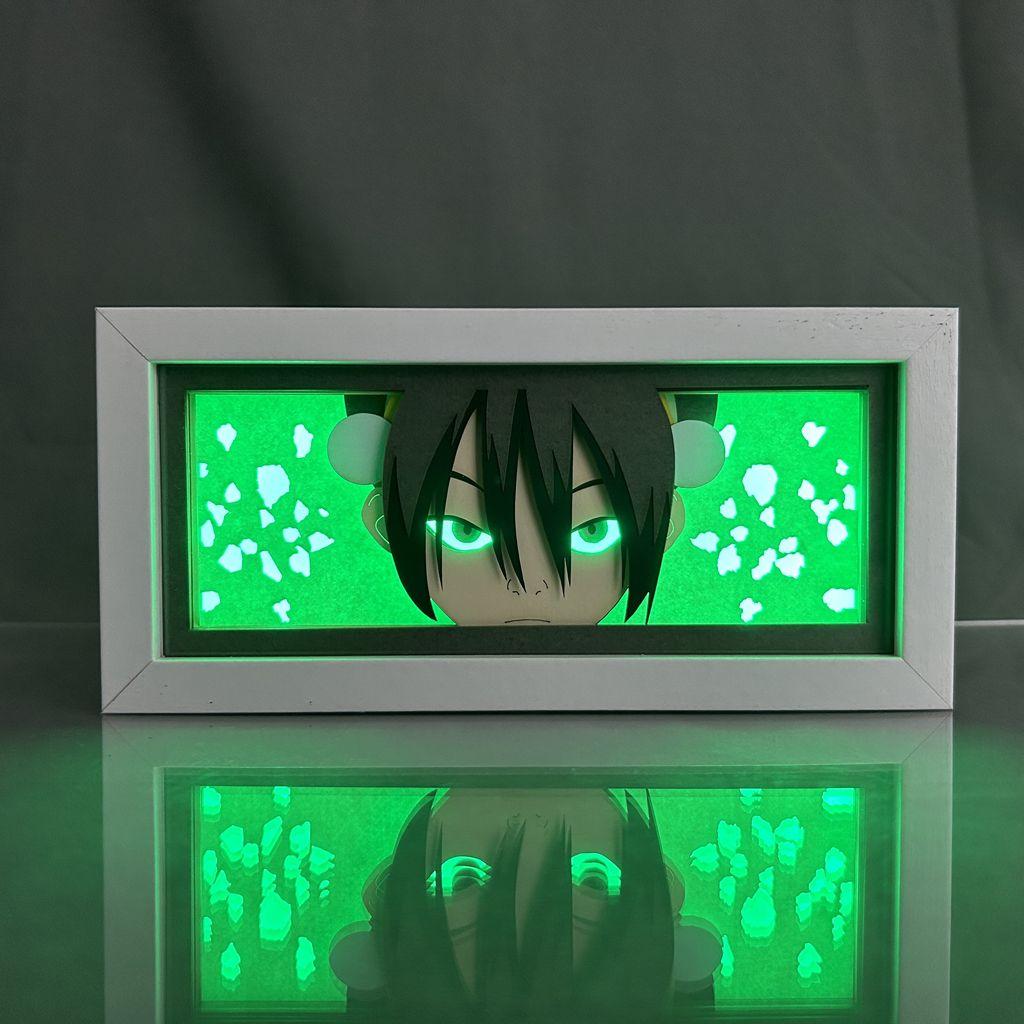 Багатошаровий Нічник лампа аніме Toph Beifong  Тоф Бейфонг  светильник Аватар Легенда об Аанге