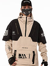 Анорак SM-2413, чорно-бежевий XL