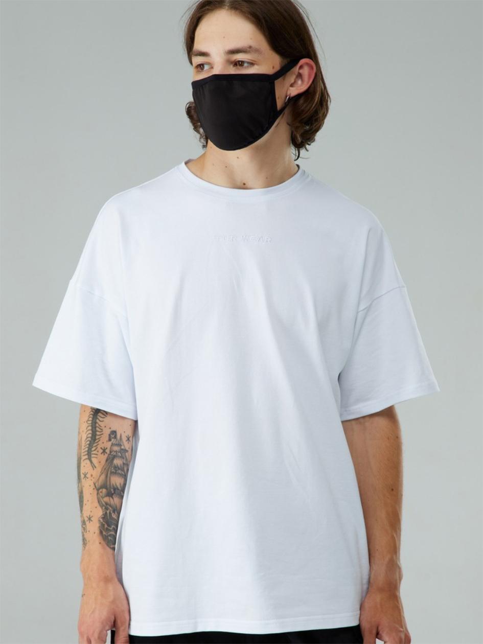 Футболка чоловіча біла S, M, L, XL L, фото 1