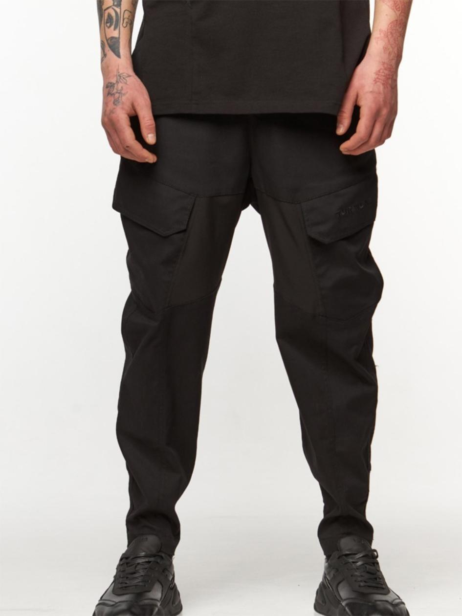 Карго-штани ТУР SM-2401 чорний розмір S, фото 1