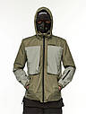 Вітровка чоловіча модель SM-2405 хакі S, M, L, XL, XXL, фото 3