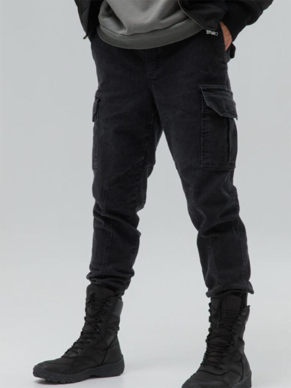 Карго штани з деніму "Ейсід", фото 1