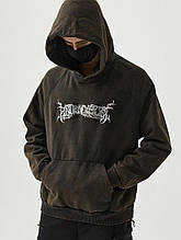 Худі Інвізибл коричневий S, M, L L