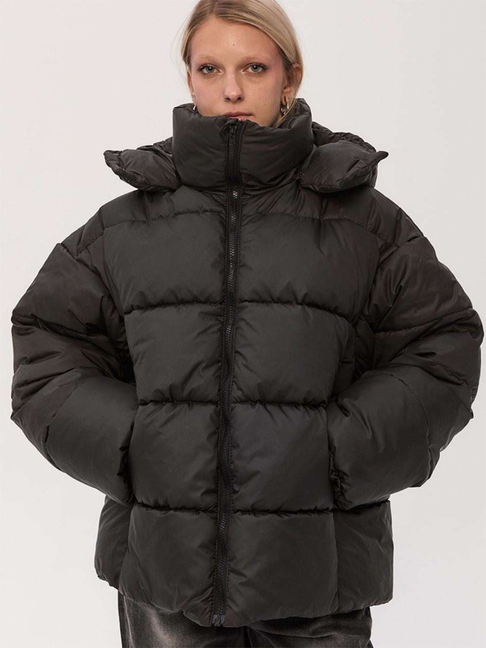 Куртка зимова жіноча Хлоя, чорний від бренду ТУР, розміри: S-M, L-XL L/XL, фото 1