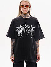 Футболка оверсайз крою з вареним ефектом "Пейн Кілер"