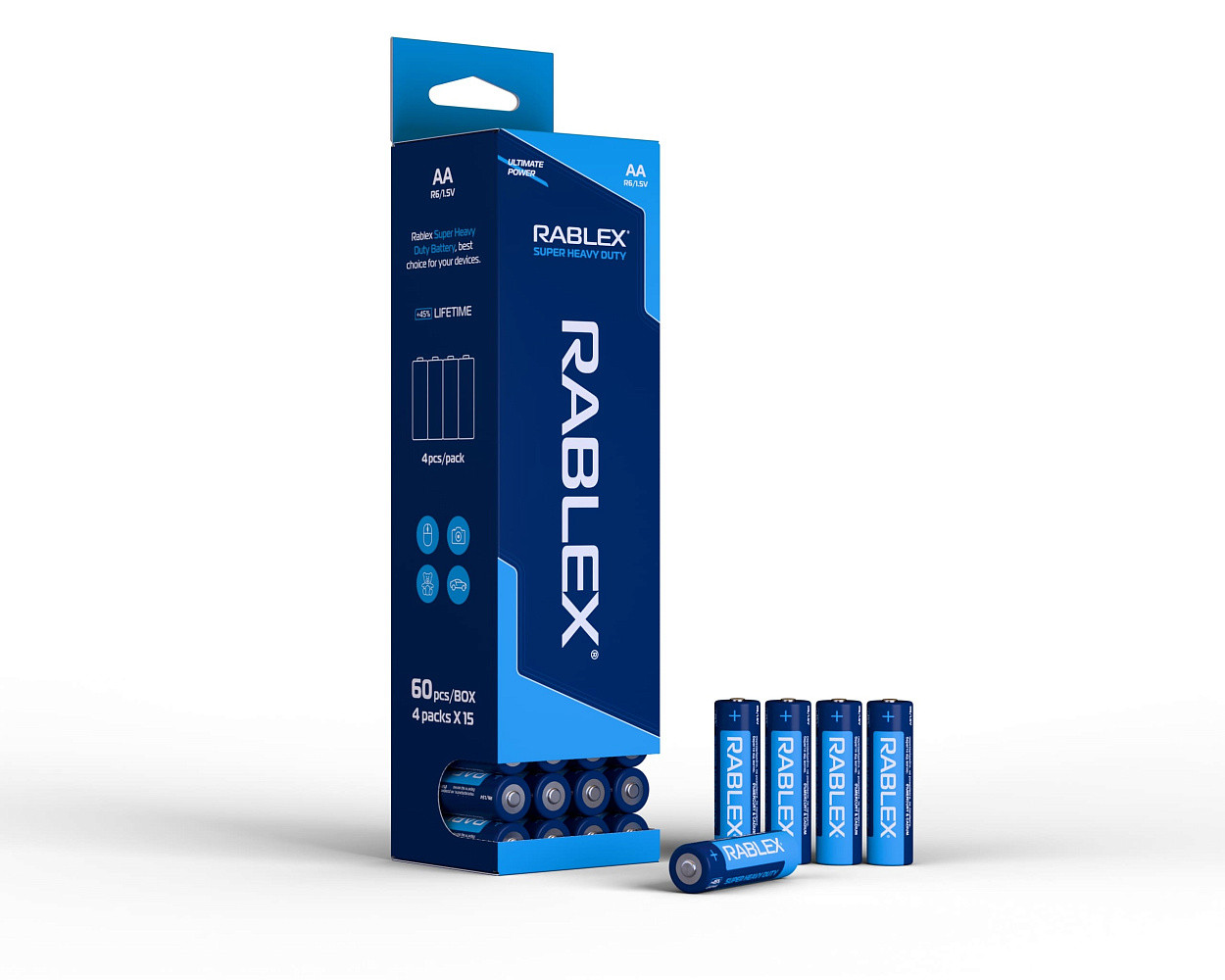 Rablex R6P/AA 4шт SHRINK