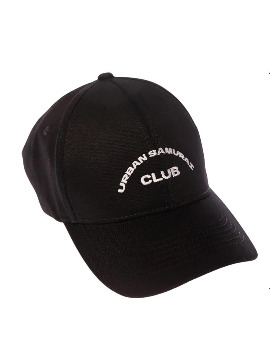 Кепка з котону та вишивкою Urban Samurai Club чорний розмір універсальний, фото 1