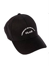 Кепка з котону та вишивкою Urban Samurai Club чорний розмір універсальний