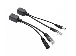Passive PoE SET black для подачі живлення до 12 В і сигналу по кручений парі безпосередньо до IP камери