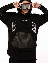 Худі SM-2414 TUR WEAR чорний S, M, L, XL