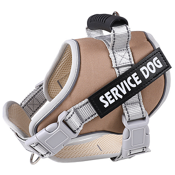 Шлейка для собак, шия 50-65 см ; грудей 60-81 см, B40707Q9 X25 / Регульована шлейка для домашніх улюбленців