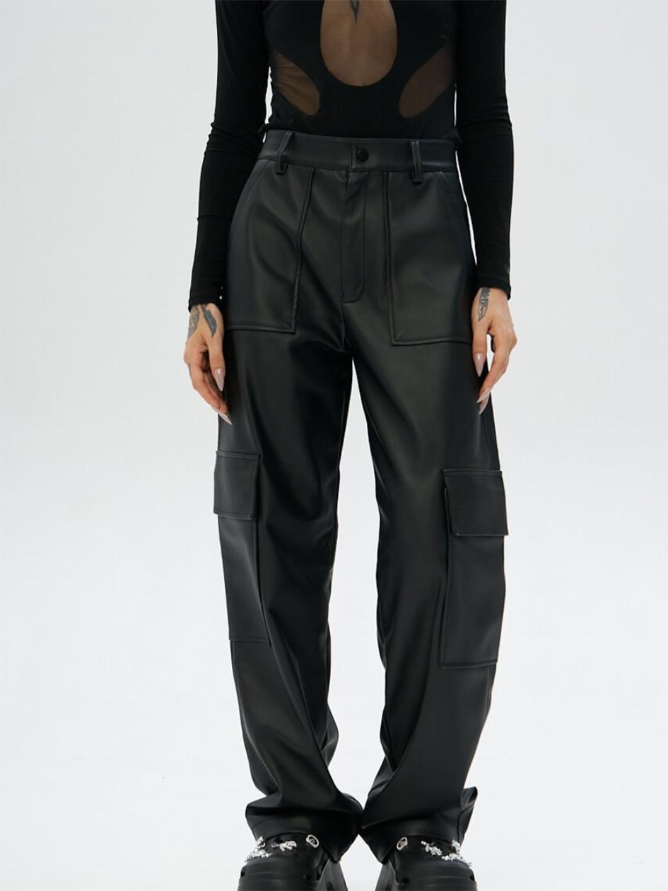 Штани шкіряні Скін M, фото 1