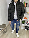 Куртка чоловіча чорна ТУР Джеймс S, M, L, XL, фото 2