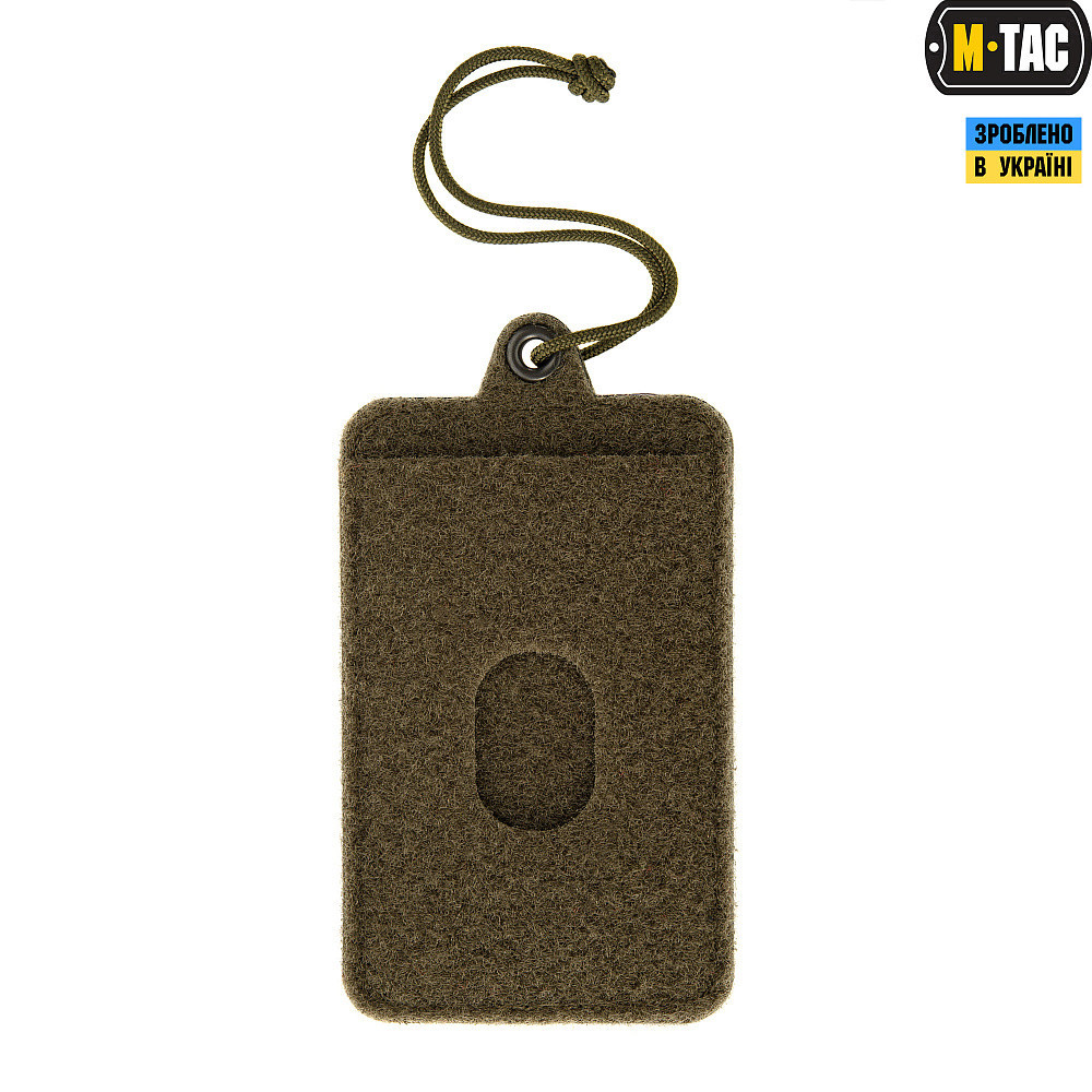 M-Tac панель для нашивок підвісна з кишенею для ID-картки Olive, фото 1
