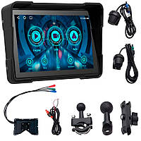 Відеореєстратор для мотоцикла із двома камерами  Чорний