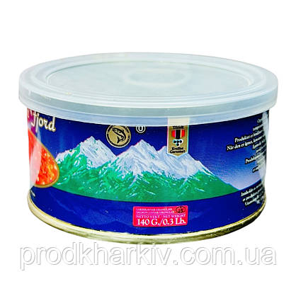 Ікра червона лососева (імітація) "Norwegian Fiord" 140 грам (ключ+кришка)., фото 4