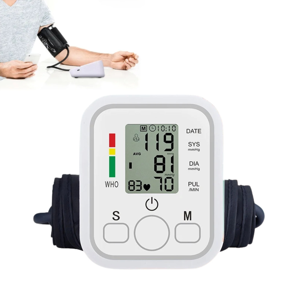 Електронний цифровий тонометр RCL-065003c з функцією пам'яті прилад для вимірювання тиску автоматичний - фото 1 - id-p2668439804