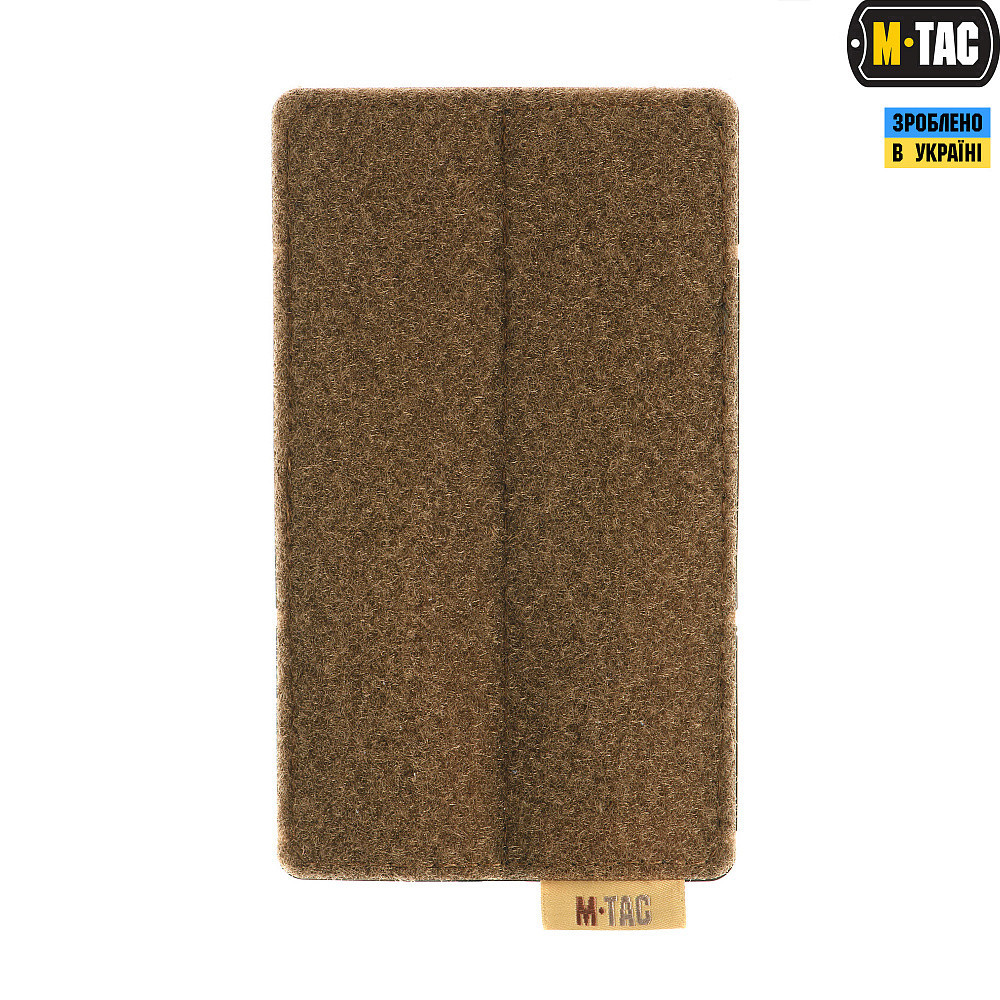 M-Tac панель для нашивок на MOLLE 80x135 Coyote, фото 1